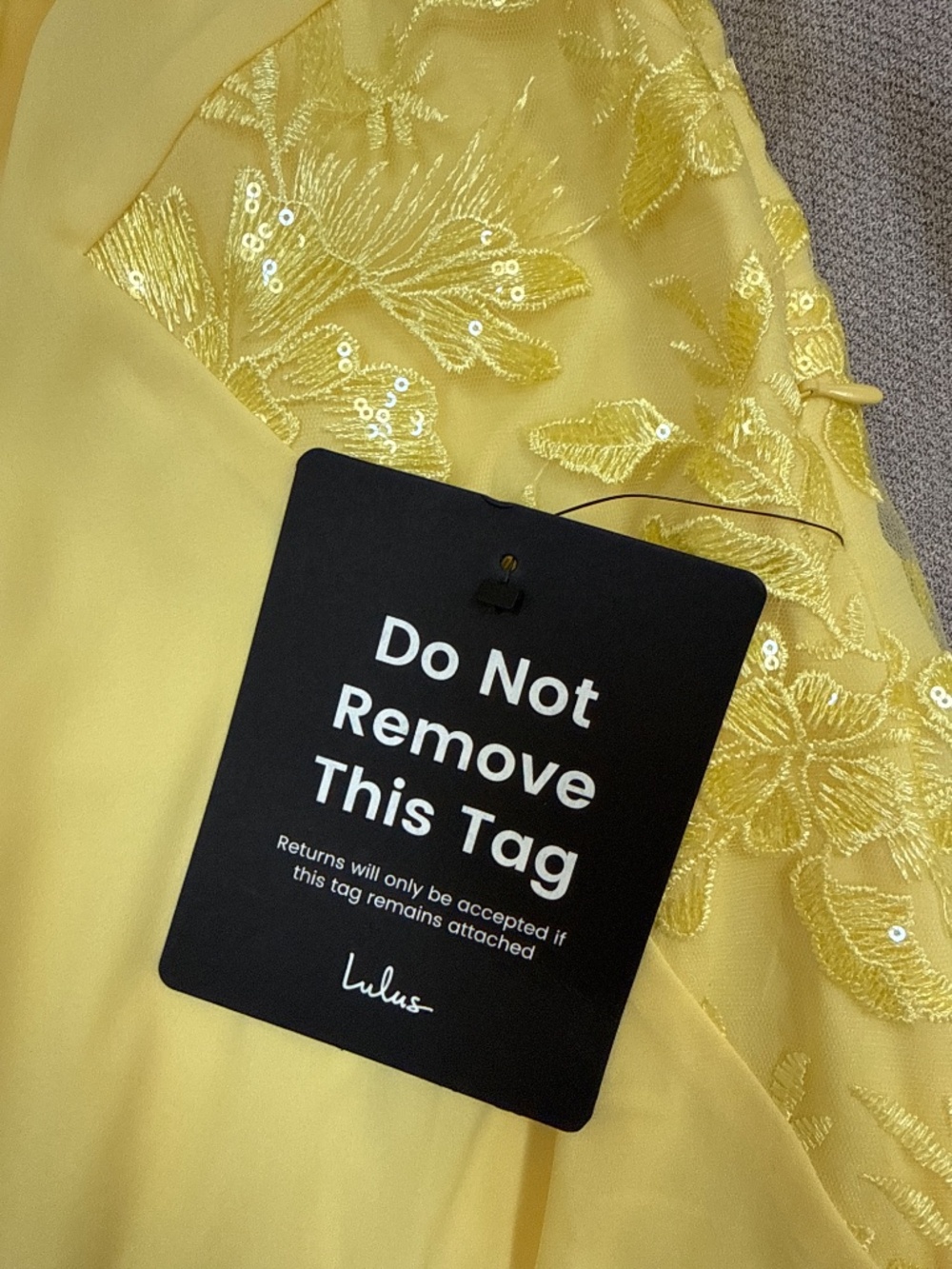 DUPLICATE LISTING Lulus Julissa Yellow Embroidered Tie-back Maxi Dress - Size M - Picture 3 of 3